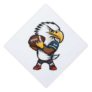 Eagle American Football Graduation Cap Topper