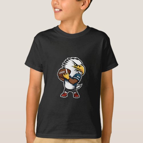 Eagle American Football Kid Basic T_Shirt