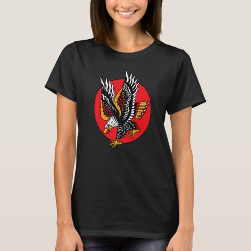 Eagle American Traditional Tattoo Ink Old School F T_Shirt