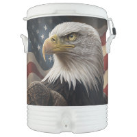 Eagle and American Flag 