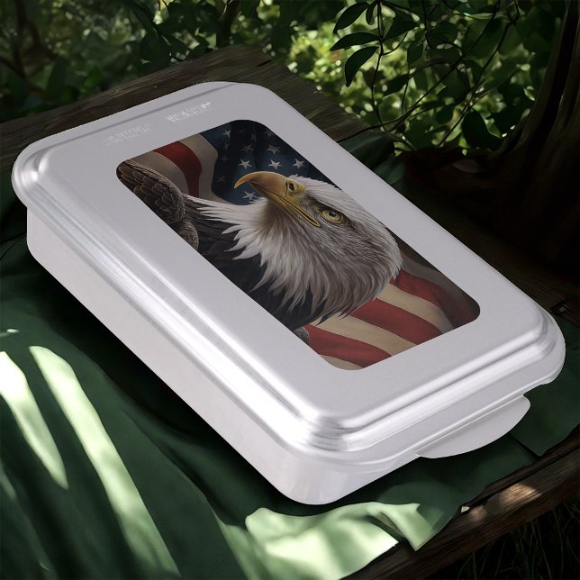 Eagle and American Flag Cake Pan (Creator Uploaded)