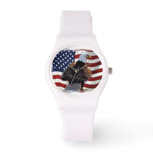 Eagle and American Flag for the Patriot Watch