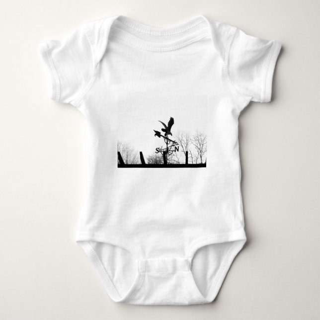 Eagle and Arrow Baby Bodysuit (Front)