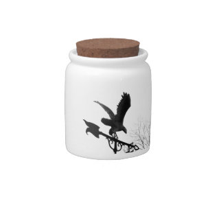 Eagle and Arrow Candy Jar