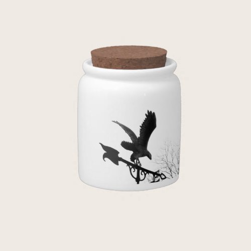 Eagle and Arrow Candy Jar