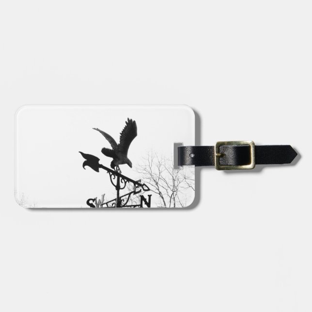 Eagle and Arrow Luggage Tag (Front Horizontal)