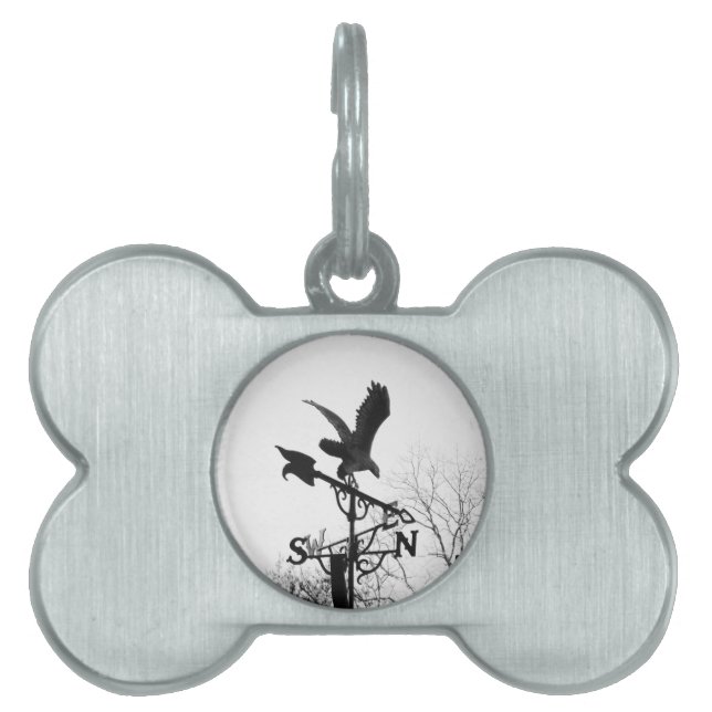 Eagle and Arrow Pet ID Tag (Front)