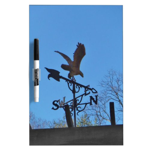 Eagle and Arrow Weather vane blue skys Dry Erase Board