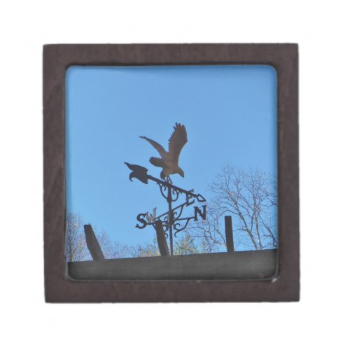 Eagle and Arrow Weather vane blue skys Gift Box