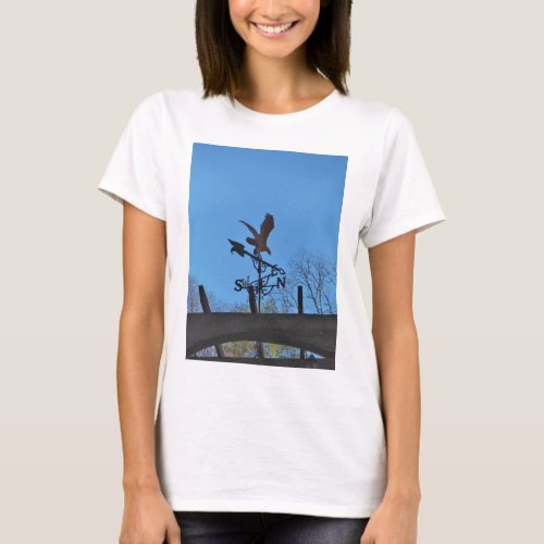 Eagle and Arrow Weather vane blue skys T_Shirt