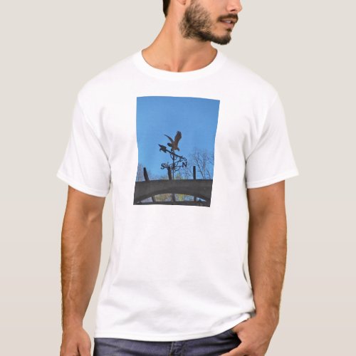 Eagle and Arrow Weather vane blue skys T_Shirt