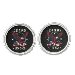 Eagle And Flag 250 Years 1776-2026 250th Cufflinks