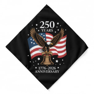Eagle and Flag 250 Years of America 1776-2026 Bandana
