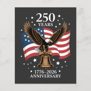 Eagle and Flag 250 Years of America 1776-2026 Flyer