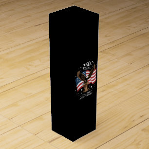 Eagle and Flag 250 Years of America 1776-2026 Wine Box