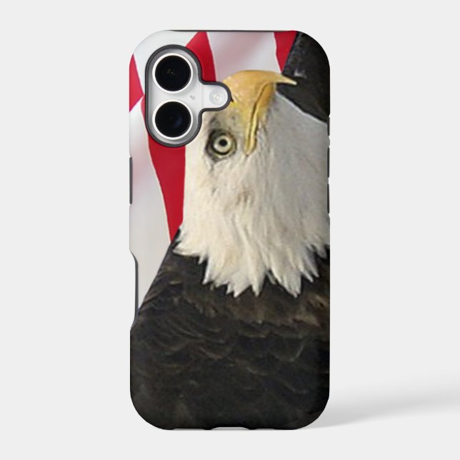 Eagle and Flag Iphone Case (Back)