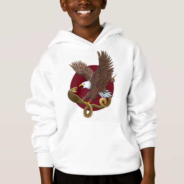 Eagle and Snake Hoodie (Front)