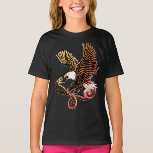 Eagle and Snake T_Shirt