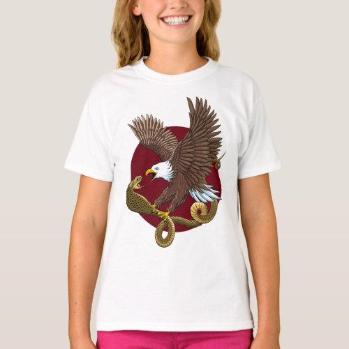 Eagle and Snake T_Shirt