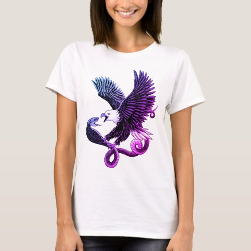 Eagle and Snake T_Shirt