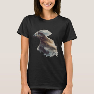 Eagle Animal Lover Artwork Wildlife Forest Graphic T-Shirt