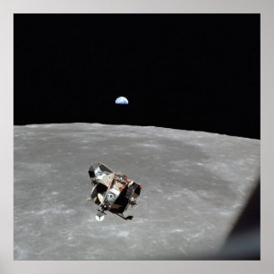 Eagle Ascent Stage poster 24"x24"