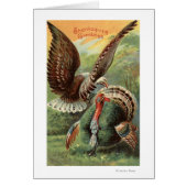 Eagle Attacking a Turkey (Front)