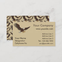 Eagle Attacking Business Card