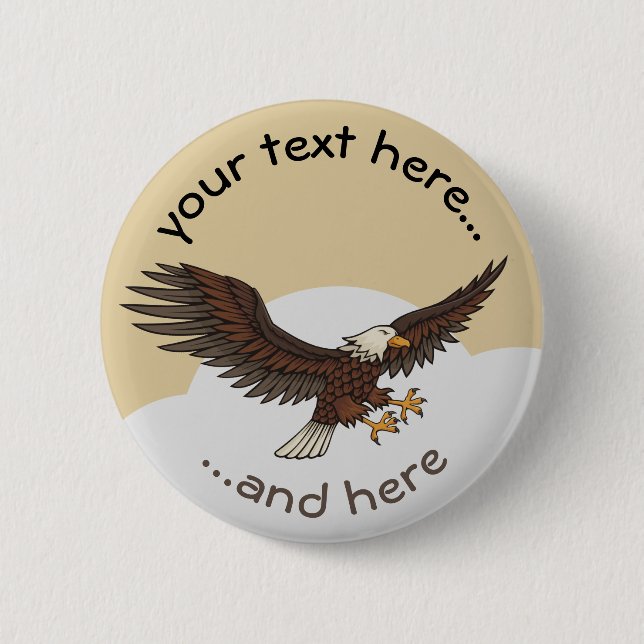 Eagle Attacking Button (Front)