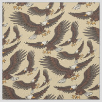 Eagle Attacking Pattern Fabric