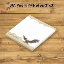 Eagle Attacking Post-it Notes