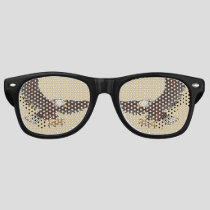 Eagle Attacking Retro Sunglasses