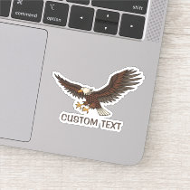 Eagle Attacking Sticker