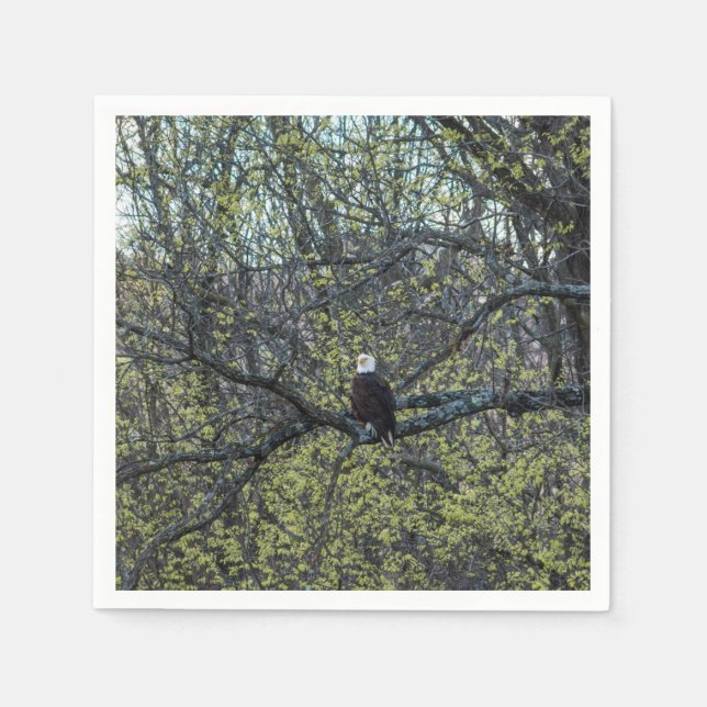 Eagle Awareness Paper Napkins (Front)