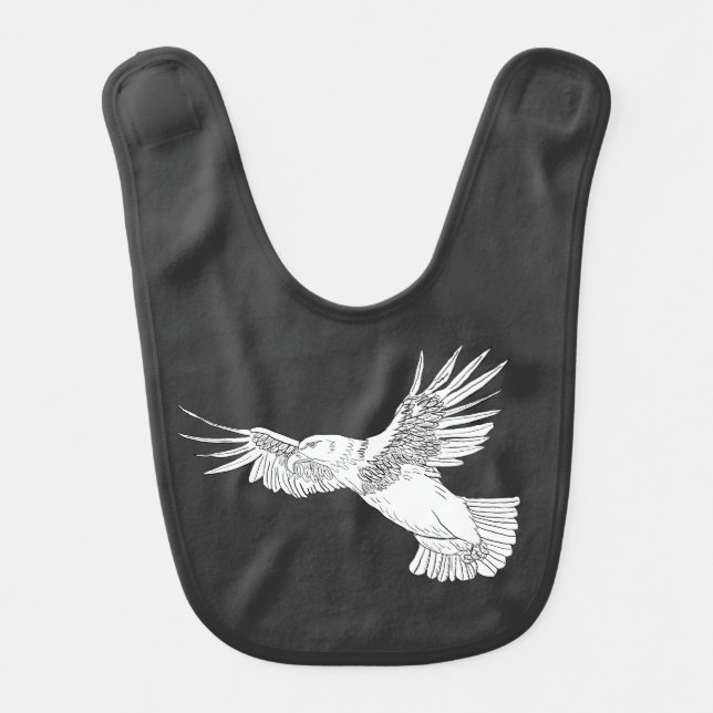 Eagle 🦅  baby bib (Front)