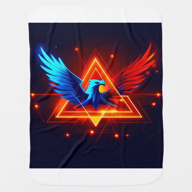 Eagle baby blanket (Front)