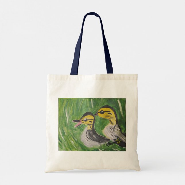 Eagle/Baby Mallards tote Bag (Back)