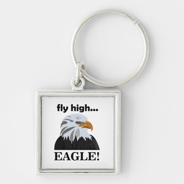 Eagle Bald Eagle Fly High Eagle Keychain (Front)