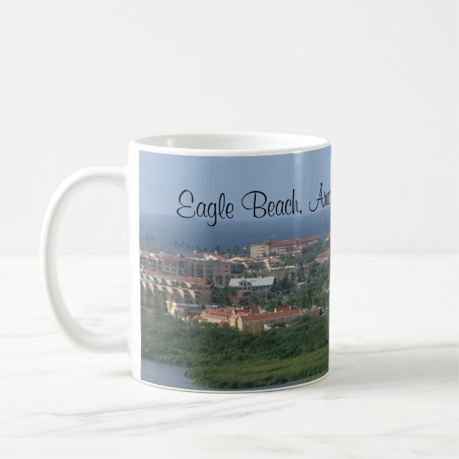 Eagle Beach, Aruba Coffee Mug (Left)