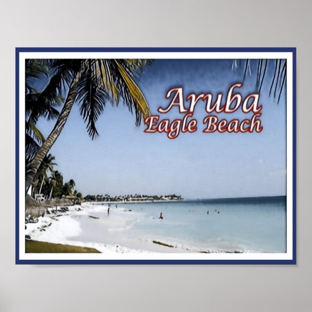 Eagle Beach - Aruba - Poster (Front)