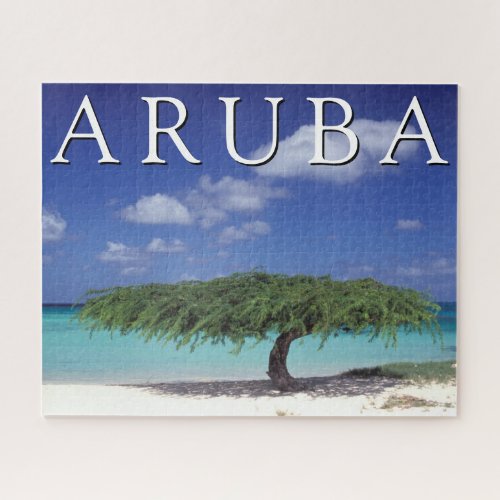 Eagle Beach  Caribbean Aruba Jigsaw Puzzle