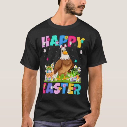 Eagle Bird   Happy Easter Bunny Eagle Easter Sunda T_Shirt