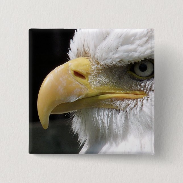 EAGLE BIRD OF PREY  BUTTON (Front)