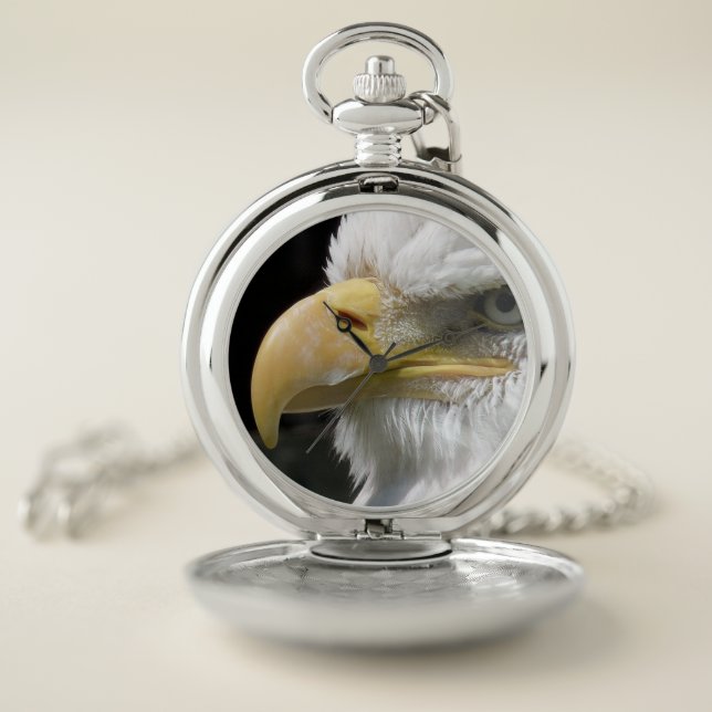 EAGLE BIRD OF PREY POCKET WATCH (Inside)
