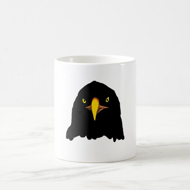 eagle black coffee mug (Center)