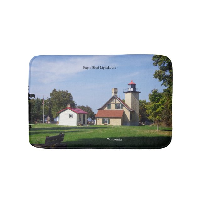 Eagle Bluff Lighthouse 2025 bathmat (Front)