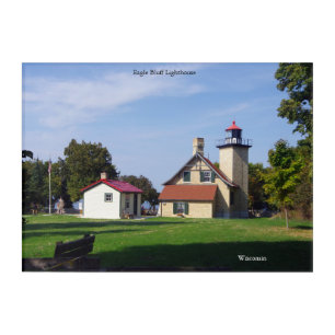 Eagle Bluff Lighthouse acrylic wall art