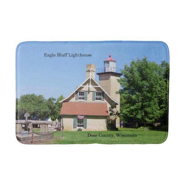 Eagle Bluff Lighthouse bath mat (Front)