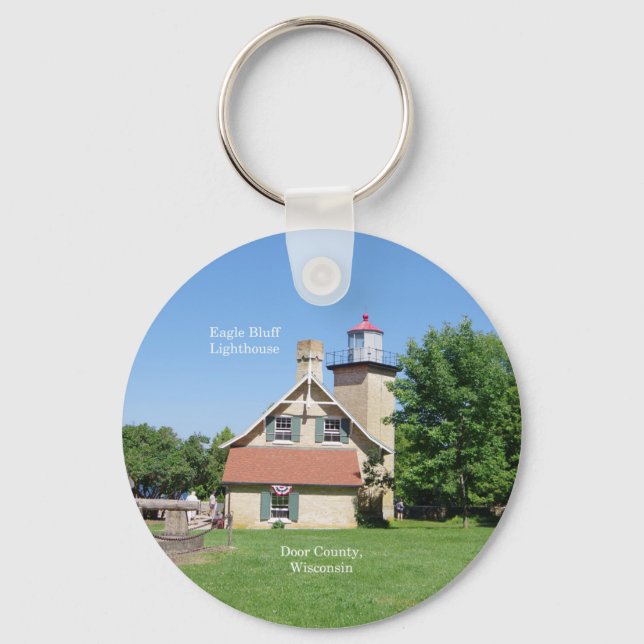 Eagle Bluff Lighthouse key chain (Front)
