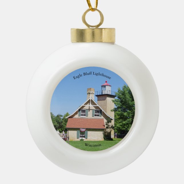 Eagle Bluff Lighthouse ornament (Front)